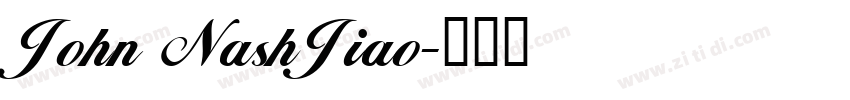 John NashJiao字体转换